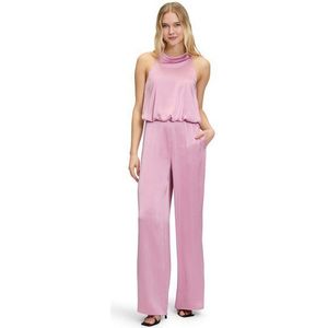 V by Vera Mont - Jumpsuit met Halter - Los Model - Materiaalmix met Stretch