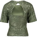 Vera Mont - Blouse - Groen - 93% Polyester, 7% Elastaan