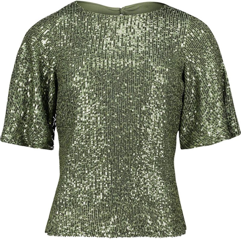 Vera Mont - Blouse - Groen - 93% Polyester, 7% Elastaan