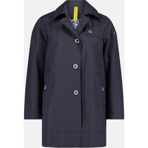 Betty Barclay - Damesjack - Materiaalmix - Asymmetrische Knoopsluiting - Zwart