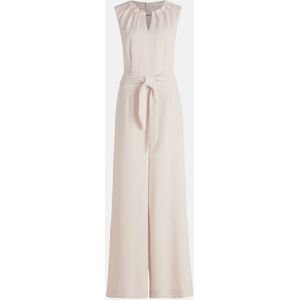 Betty&Co Overall Betty & Co Jumpsuit ohne Arm (1-tlg) Falten