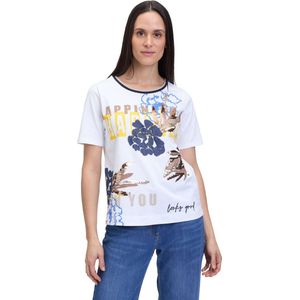 Betty Barclay - Casual Shirt - Wit - Pailletten - 3XL