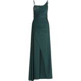 Vera Mont - Maxi Jurk - Groen - Dames - Elegante Jurk met Juwelen