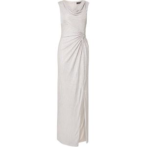 Vera Mont Jurk - Zilver - GlitterMetallic - V-hals