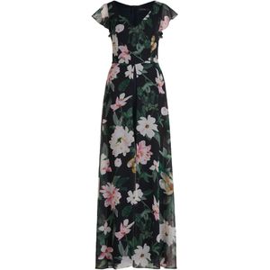 Vera Mont Jumpsuit Blauw - Lange 1/2 Arm - V-hals