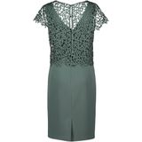 Vera Mont - Cocktailjurk - Lichtroze - Crêpe - Getailleerd, Ronde Hals, Kwartmouw