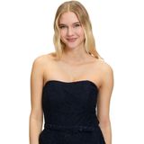 Vera Mont - Kanten Jumpsuit - Blauw - Voor Speciale Gelegenheden