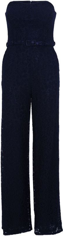 Vera Mont - Kanten Jumpsuit - Blauw - Voor Speciale Gelegenheden