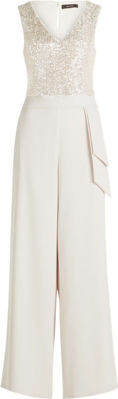 Vera Mont - Elegant Jumpsuit - Beige - Dames - Pailletten