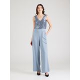Vera Mont - Jumpsuit - Lichtblauw - Lang/maxi - Slanke Pasvorm