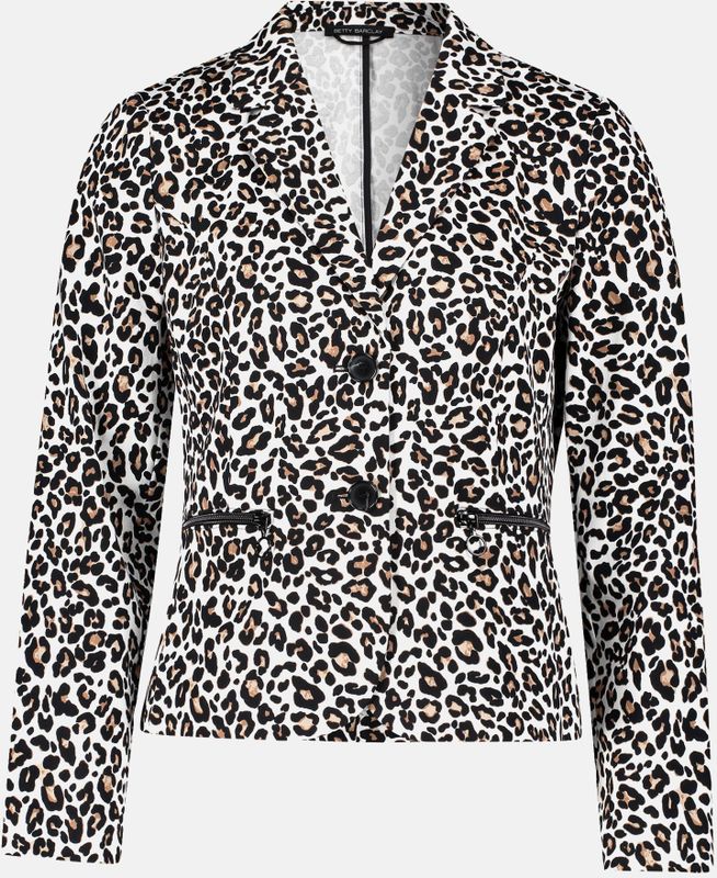 Betty Barclay - Korte Blazer - Dierenprint - Getailleerd - Hoogwaardige Kwaliteit