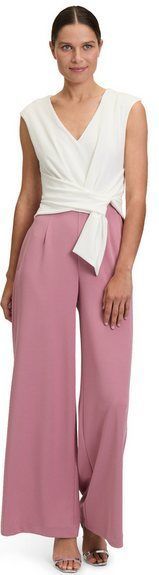 Vera Mont - Jumpsuit - Roze - Elegante Jumpsuit met Wijde Pijpen