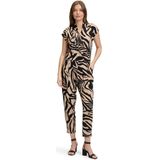 Betty Barclay - Jumpsuit - Zwart - Met Zakken in Dierenontwerp