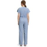 Vera Mont - Jumpsuit - V-hals - Knoopdetail - Kapmouwen - Persplooien
