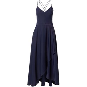 vera mont, Dames, Jurken, Blauw, Maat: 2XS Leer,