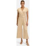 Betty Barclay - Jumpsuit - Beige - Katoen - Met Zakken