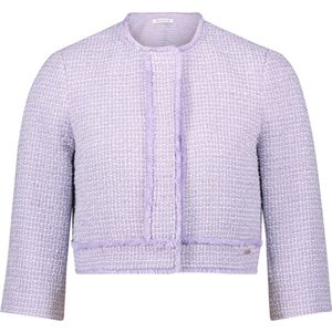 Betty&Co Jackenblazer Betty & Co Bolero-Jacke mit aufgesetzten Taschen Material