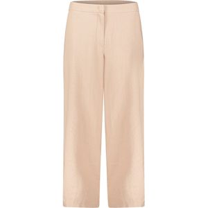Betty Barclay, Heren, Broeken, Beige, Maat: L Linnen,