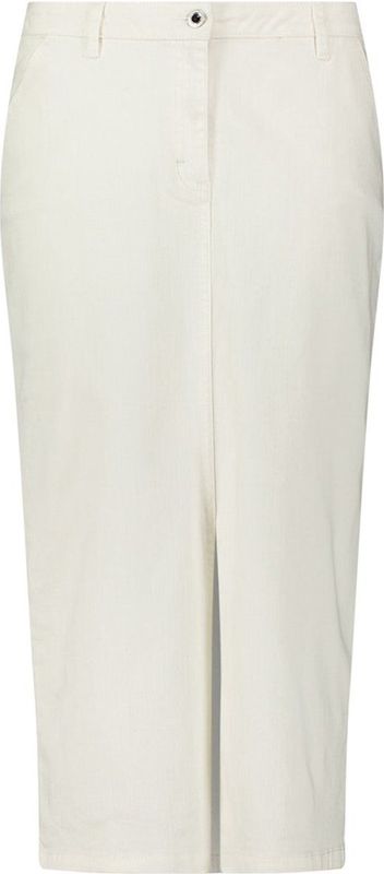 Betty Barclay - Casual Denim Rok - Wit - Denim - Rechte Snit - 5-Pocket Stijl