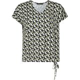 Betty Barclay - T-Shirt - Grafisch Patroon - V-hals - Dames