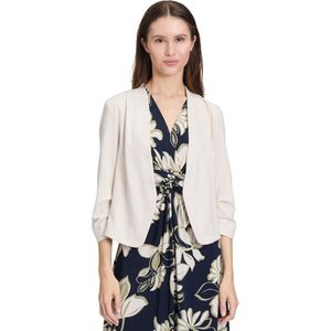 Blazer - Effen - Normale Pasvorm - Driekwart Mouw