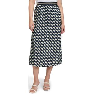 Betty Barclay - Grafische Print Overslagrok - Blauw - Dames