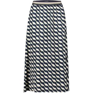 Betty Barclay - Grafische Print Overslagrok - Blauw - Dames