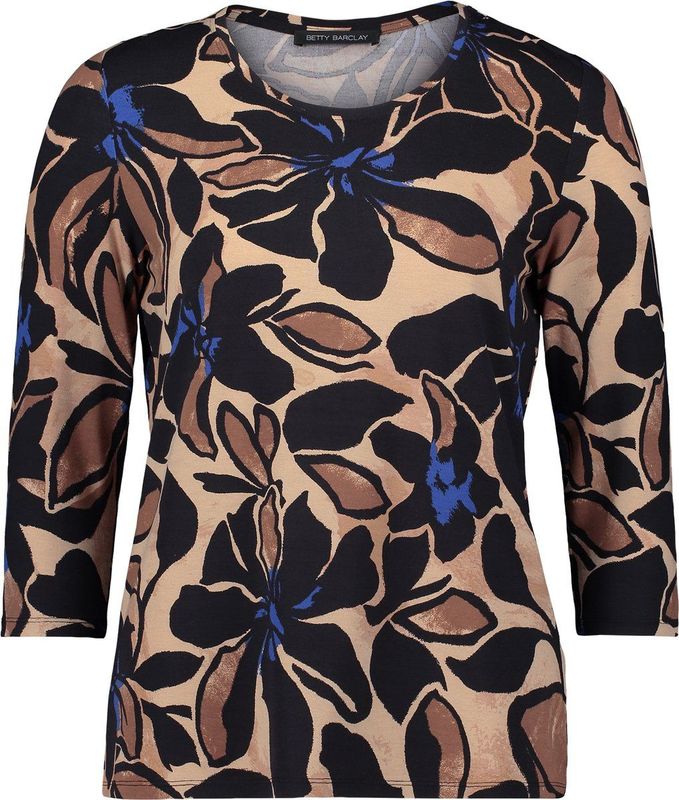 Betty Barclay - Bloemenprint - Longsleeve Top - Veelkleurig - Dames