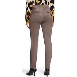 Betty Barclay - Damesbroek - Leerlook - Slim Fit - Knoopsluiting - Lengtenaden