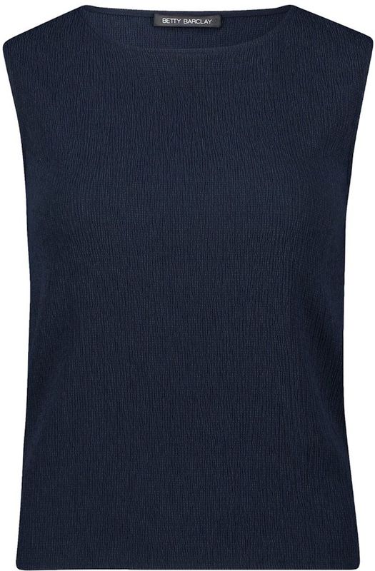 Betty Barclay - Blauw - Gestructureerde Blouse Top - Dames
