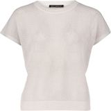 Betty Barclay - Mouwloze Gebreide Trui - Beige - Dames