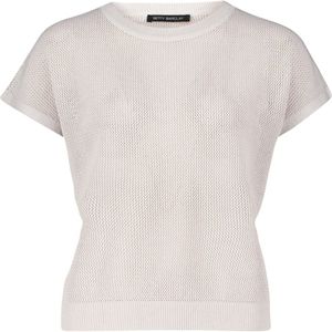 Betty Barclay - Mouwloze Gebreide Trui - Beige - Dames