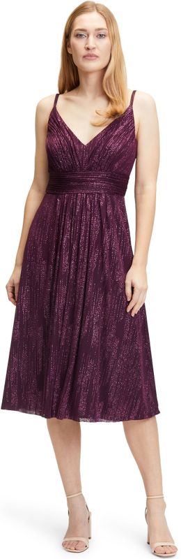 Vera Mont - 0285/4066 - Damesjurk - Aubergine - Jersey
