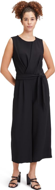 Betty & Co, Dames, Jumpsuits & Playsuits, Zwart, Maat: XS Leer,