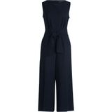 Betty Barclay - Jumpsuit - Donkerblauw - Rug Rits, Ritssluiting, Effen, Mouwloos
