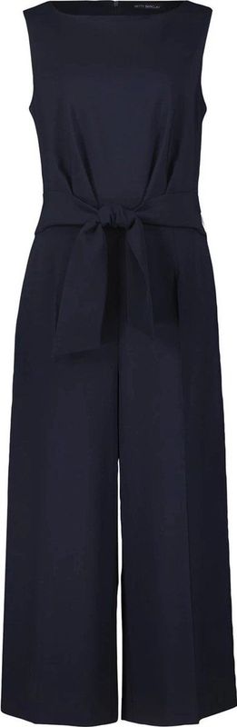 Betty Barclay - Jumpsuit - Donkerblauw - Rug Rits, Ritssluiting, Effen, Mouwloos