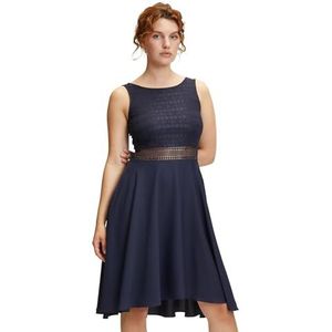 vera mont, Dames, Jurken, Blauw, Maat: XS