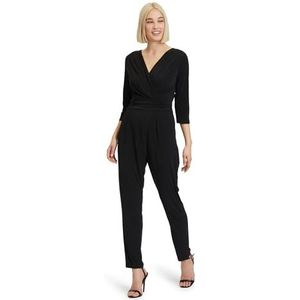 vera mont, Dames, Jumpsuits & Playsuits, Zwart, Maat: 2XL Leer,