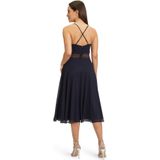 Vera Mont - Cocktailjurk - Nachtblauw - Getailleerd Model - Mouwloos