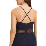 Vera Mont - Cocktailjurk - Nachtblauw - Getailleerd Model - Mouwloos