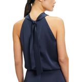 Vera Mont - 0303/4003 - Jumpsuit - Blauw - Satijn