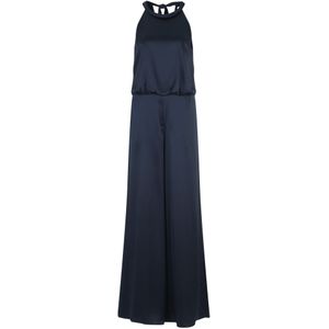 Vera Mont - 0303/4003 - Jumpsuit - Blauw - Satijn
