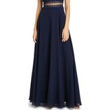 Vera Mont - Gowns - Blauw - Mouwloos - V-Hals - Verstelbare Bandjes