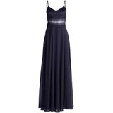Vera Mont - Gowns - Blauw - Mouwloos - V-Hals - Verstelbare Bandjes