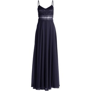 Vera Mont - Gowns - Blauw - Mouwloos - V-Hals - Verstelbare Bandjes