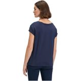 Betty&Co Kurzarmshirt Betty & Co Casual-Shirt mit Print (1-tlg) Druck