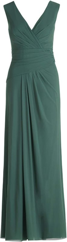 Galajurk - Effen - Licht Transparant - Gedrapeerd - V-hals