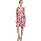 Vera Mont - Cocktailjurk - Veelkleurig - Elegante Chiffon met Ruche