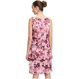 Vera Mont - Cocktailjurk - Veelkleurig - Elegante Chiffon met Ruche