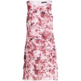 Vera Mont - Cocktailjurk - Veelkleurig - Elegante Chiffon met Ruche